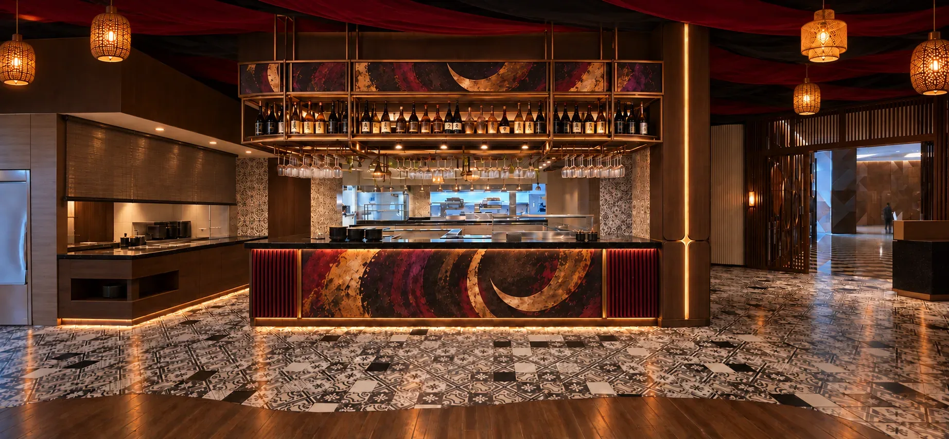 Hotel restaurant and rooftop lounge, Dubai 3