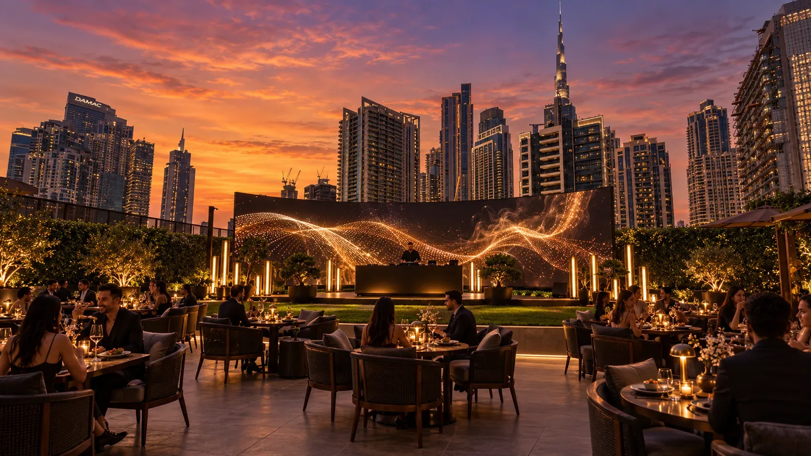 Hotel restaurant and rooftop lounge, Dubai 5